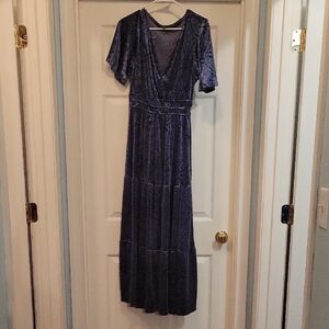 Boutique whimseygoth velvet maxi dress